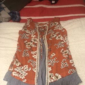 Forever 21 floral tank